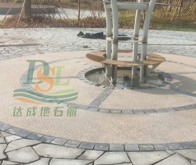 深圳寶安區露骨料透水地坪